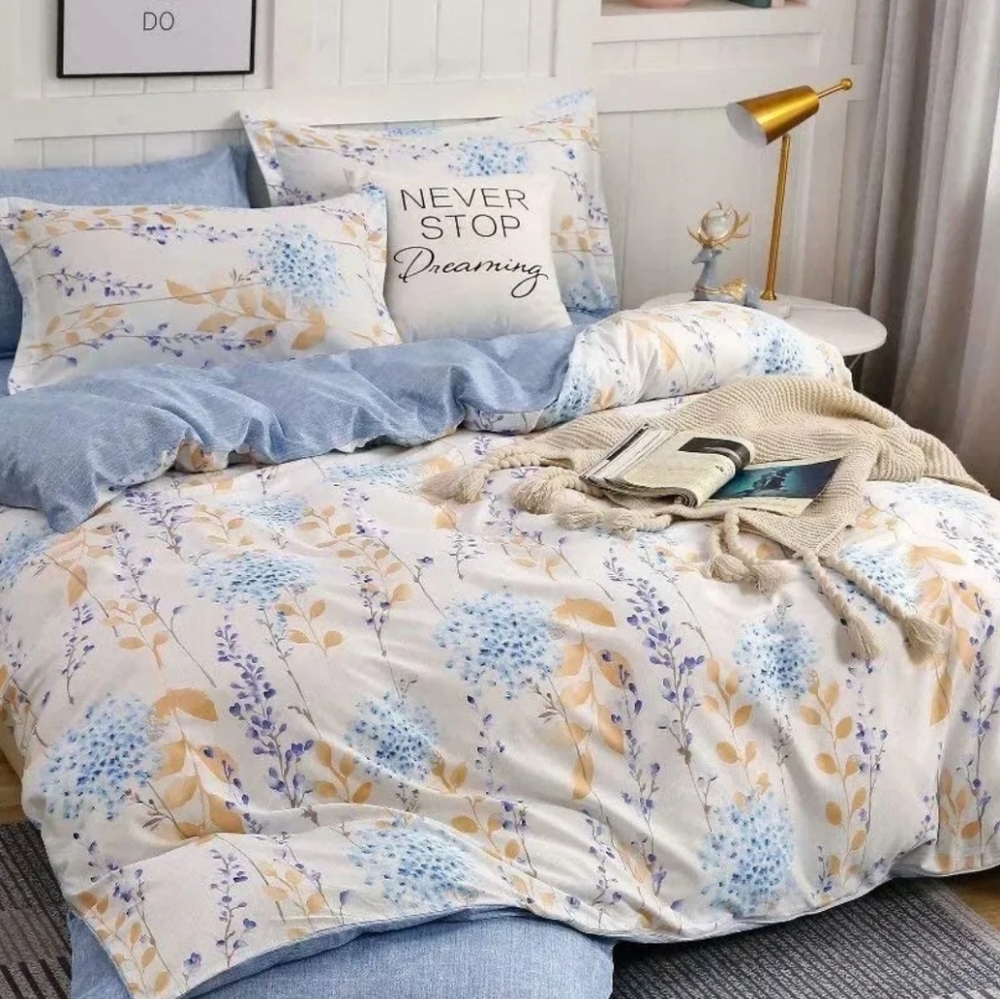 New Reversible Queen 3pc Comforter Set